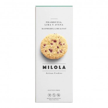 MILOLA COOKIE FRAMBUESA LIMA 140G