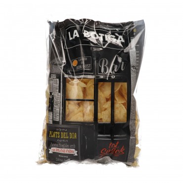 Chips artisanales frites avec 30 % d'huile d'olive, 180 g. Tot Snack