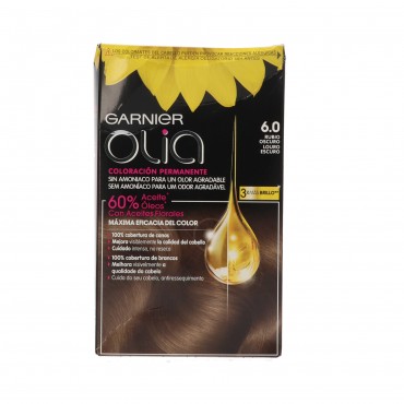 Coloració de cabell Olia 6.0 ros fosc, 1 unitat. Garnier