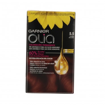 Coloració de cabell Olia 5.5 caoba, 1 unitat. Garnier