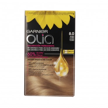 Coloració de cabell Olia 8.0 ros clar, 1 unitat. Garnier