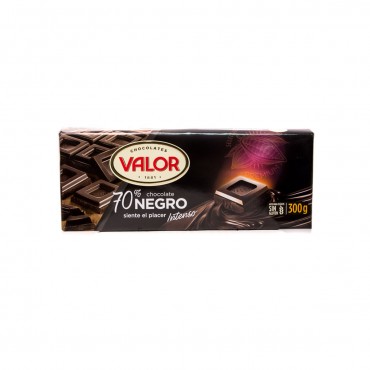 Xocolata negra 70 % cacau, 300 g. Valor