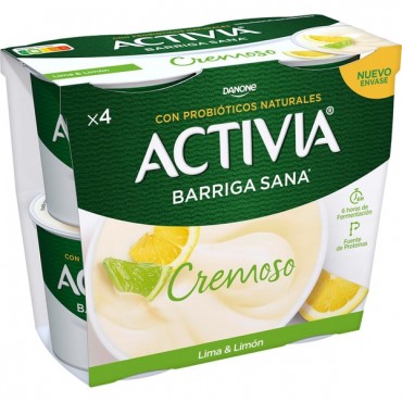 DANONE ACTIVIA CR.LIMA-LIMON 115G X 4U.