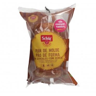 Pa de motllo amb cereals, mill i quinoa sense gluten, 300 g. Schär