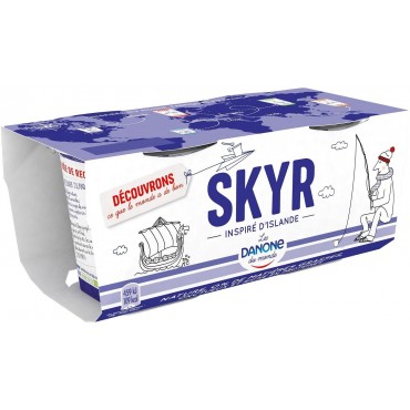 DANONE SKYR NATURE 2X140G