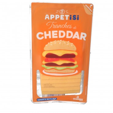CHEDDAR TRANCHES BAGUETTE 130G