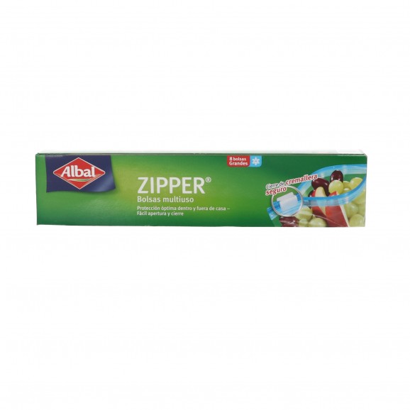 Bolsas para congelar Zipper de 3 l, 8 unidades. Albal