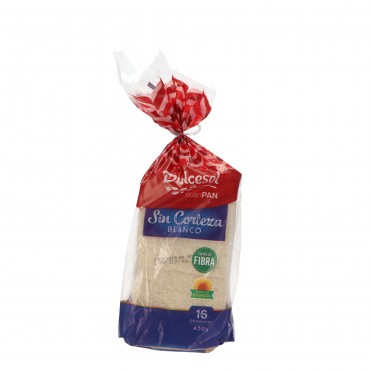 Pa de motllo sense crosta, 450 g. Dulcesol