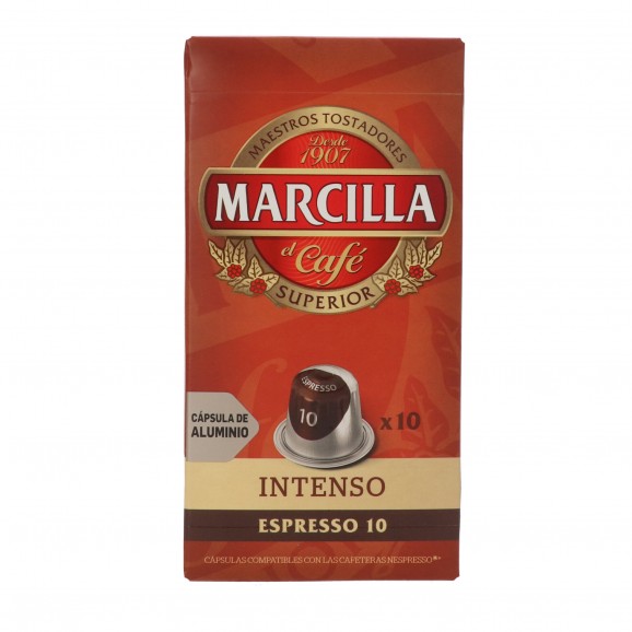 Café Espresso Ristretto intensité 10, 2 unités. Marcilla