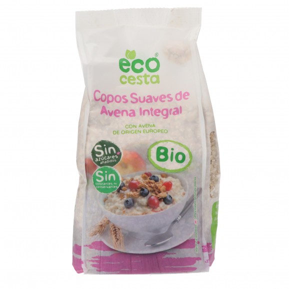 Copos de avena integral, 500 g. Ecocesta