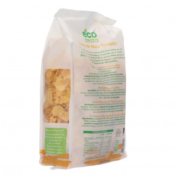 Copos de trigo tostado, 400 g. Ecocesta