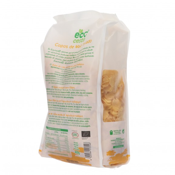 Copos de trigo tostado, 400 g. Ecocesta