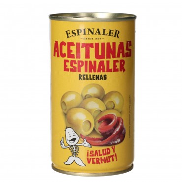 Olives farcies aux anchois, 150 g. Espinaler