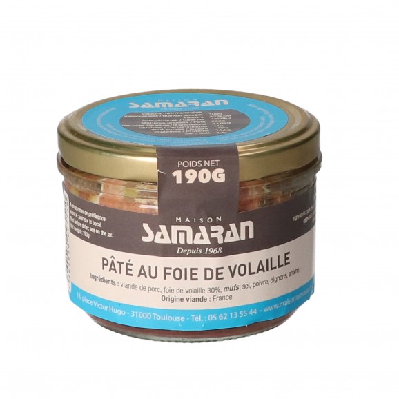 SAMARAN PATE-FOIE AVE 190GR