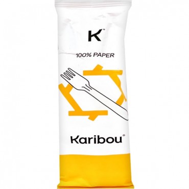 KARIBOU FOURCHETTE PAPIER 10U