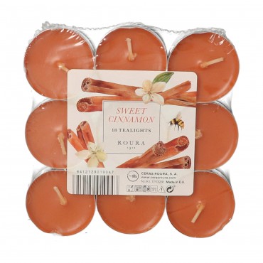 ROURA VELAS CANELA 18U.