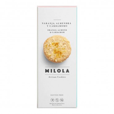 MILOLA COOKIE NARANJA CARDAMOMO 140G