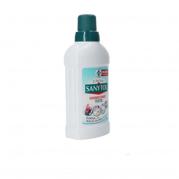 Desinfectant tèxtil líquid per eliminar la mala olor de la roba, 500 ml. Sanytol
