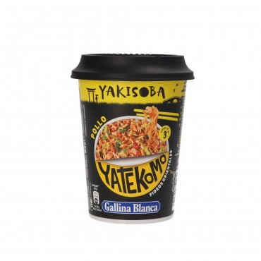 Fideos instantáneos Yatekomo de pollo, 93 g. Gallina Blanca