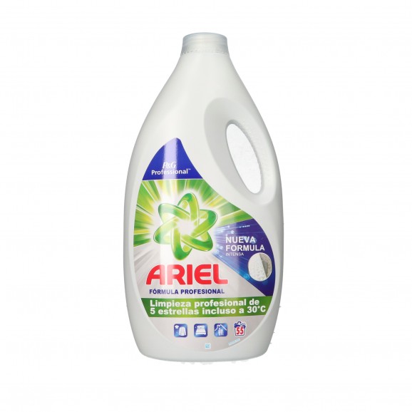 Detergent líquid 55 rentades, 3,025 l. Ariel