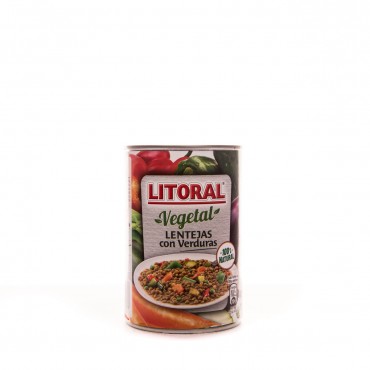 LENTEJAS LITORAL C/VERDURAS 425G