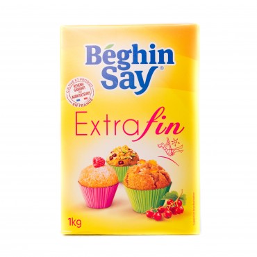 SUCRE EXTRA FIN BEGHIN 1KG