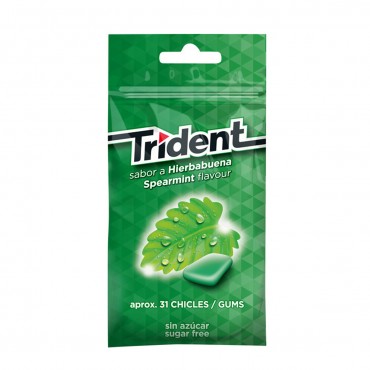 TRIDENT MENTA VERDA ECO 30U 43G