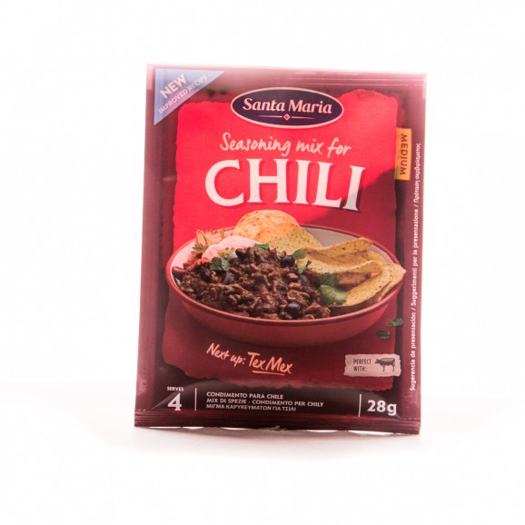 Condiment spécial chili, 28 g. Santa Maria
