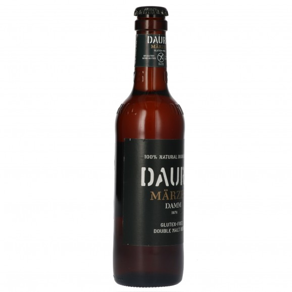 Cerveza Daura Märzen sin gluten, 33 cl. Damm