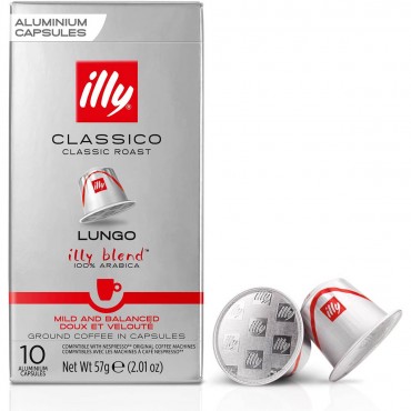 ILLY NESPRESSO LUNGO X10
