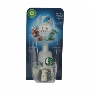 Recharge de désodorisant électrique Oasis Turquoise, 1 unité. Air Wick