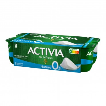 DANONE ACTIVIA NATURE 0% 125GX8U