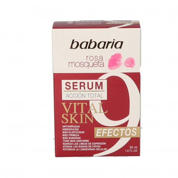 Sérum facial 9 effets à la rose musquée, 50 ml. Babaria