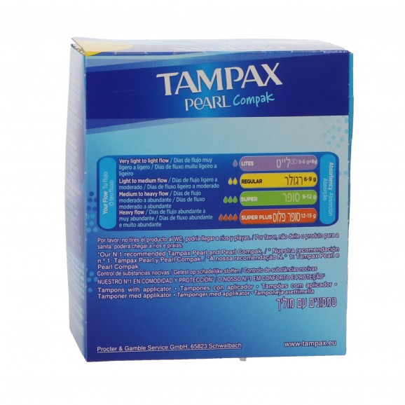 TAMPAX PEARL COMPAK REGULAR X18