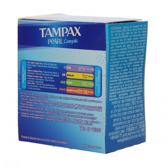 TAMPAX PEARL COMPAK REGULAR X18
