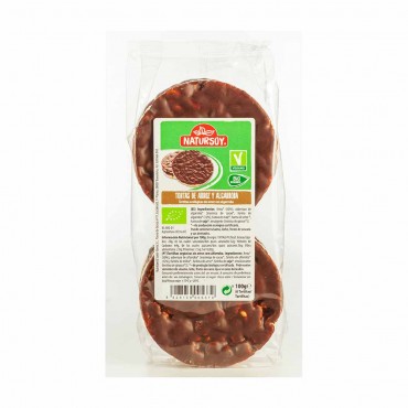 NATURSOY TORTAS ARROZ ALGARROBA 100G