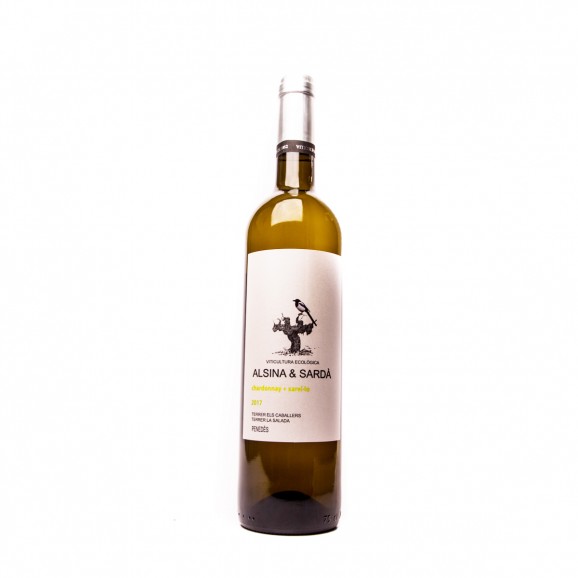 Vi blanc chardonnay, 75 cl. Alsina & Sardà