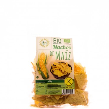 Nachos nature, 125 g. Sol Natural