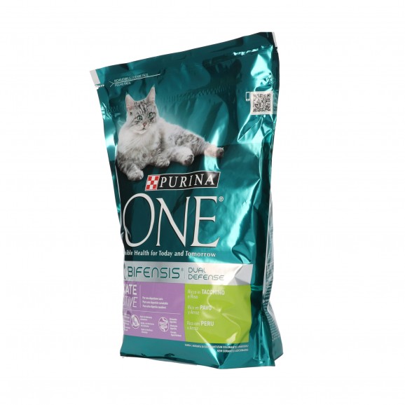 PURINA ONE DELIC. GALL DINDI-ARROS 800G