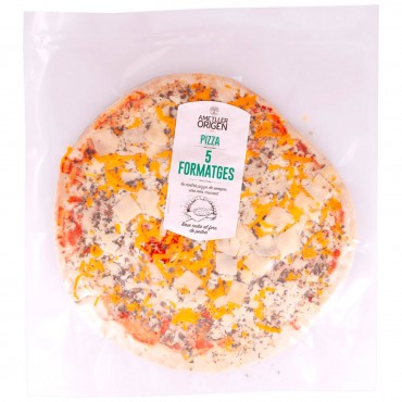 Pizza de 5 quesos, 300 g. Ametller