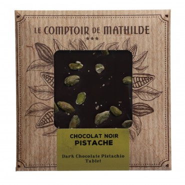 C.M CHOCO PISTACHES TAB.80G