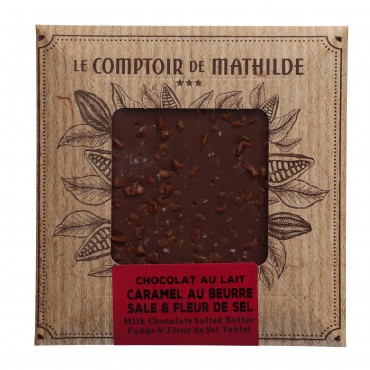 C.M CHOCO CARAMEL-FLEUR SEL TAB.80G
