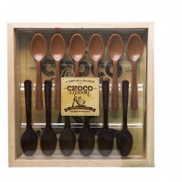 C.M CUILLERES CHOCO NOIR&LAIT X12