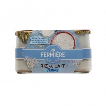 LA FERMIERE ARROS AMB LLET 160G X2U.