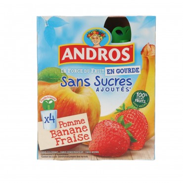ANDROS COMPOTA MANZANA FRESA S/A 90GX4U