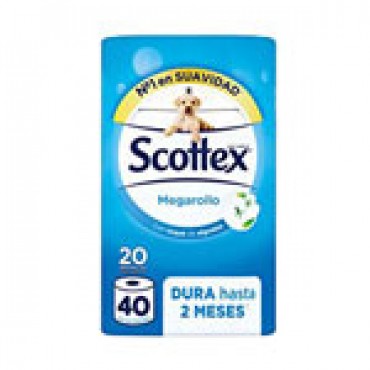SCOTTEX HYGIENIQUE MEGA ROULEAU 18U