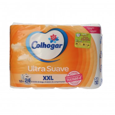 Paper higiènic XXL, 12 = 24 unitats. Colhogar