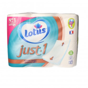 LOTUS JUST.1 PAPER HIGIENIC 5 CAPAS 6U