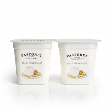 Mató de llet de vaca, 2 unitats de 125 g. Pastoret