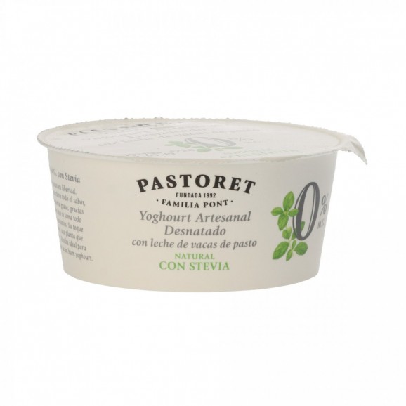 Iogurt artesà natural edulcorat, 125 g. Pastoret